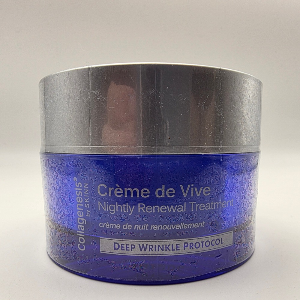 Skinn Cosmetics Nightly Renewal Treatment Women 1.7oz Blue Crème de Vive Wrinkle